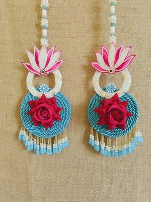 handmade multicolour traditional hanging for decoration hanging toran for home decor (pack of 2) 1