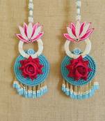 handmade multicolour traditional hanging for decoration hanging toran for home decor (pack of 2)