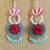 handmade multicolour traditional hanging for decoration hanging toran for home decor (pack of 2)