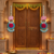 handmade multicolour traditional hanging for decoration hanging toran for home decor (pack of 2)