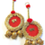 traditional shubh-labh hanging for decoration hanging toran for home decor (pack of 2)