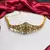 Traditional Lakshmi Kamarbandh, Antique Gold Tone Saree Waist Belt with Pearl Drops