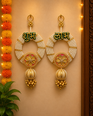 traditional hanging for decoration hanging for all festival toran for home decor (pack of 2) 1