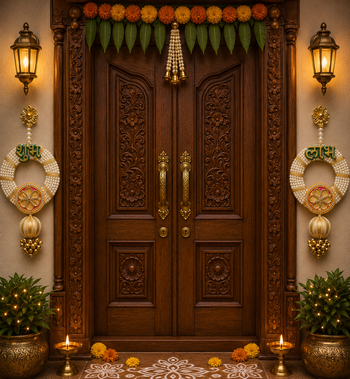 traditional hanging for decoration hanging for all festival toran for home decor (pack of 2) 3
