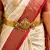 Antique Gold Temple Kamarbandh, South Indian Bridal Waist Belt, Ornate Saree Hip Chain