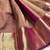 banarasi silk blend purple color women's saree with blouse