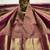 banarasi silk blend purple color women's saree with blouse