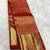 banarasi silk blend maroon color women's saree with blouse