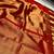 banarasi silk blend maroon color women's saree with blouse
