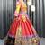 Mutli Color Digital Print And Mirror Work Slik Blend Lehenga Choli