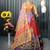 Mutli Color Digital Print And Mirror Work Slik Blend Lehenga Choli