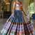 Mutli Color Digital Print And Mirror Work Slik Blend Lehenga Choli