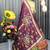 Wine Color Digital Print And Mirror Work Slik Blend Lehenga Choli