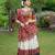 Multi Color Digital Print And Mirror Work Slik Blend Lehenga Choli