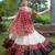 Multi Color Digital Print And Mirror Work Slik Blend Lehenga Choli