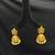 Lakshmi Jhumka Earrings, Brass Temple Earrings, Pearl Drop Indian Bridal Earrings