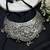 Tribal Silver Choker | Oxidized Floral Statement Necklace | Boho Ethnic Collar