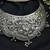 Tribal Silver Choker | Oxidized Floral Statement Necklace | Boho Ethnic Collar