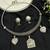 Tribal Silver Choker Set | Boho Oxidized Hasli Necklace & Earrings | Statement Ethnic Jewelry