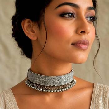 Antique Oxidised Silver Tribal Hasli Necklace | Vintage Ethnic Statement Hasli Torque Necklace 1