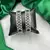 Silver CZ Bangles with Green Stones: Indian Bridal Jewelry Set
