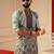 Sky blue v neck kurta for men | premium sort kurta