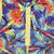 Lime yellow printed cotton silk kurta set