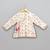 Off white printed cotton silk dhoti kurta set