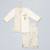 Off white embroidered velvet kurta set