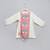 Off white printed cotton dhoti kurta set