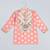 Peach embroidered cotton kurta set