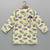 Off white printed cotton silk kurta set