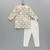 White embroidered cotton silk bandhgala set