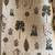 Beige printed cotton silk kurta set