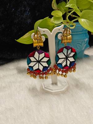 Handcrafted Black Tribal & Multicolour 4-Piece Navratri Combo Set 3
