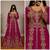 Rani pink Moroccan Kaftan with Antique Gold Embroidery & Embellished Belt
