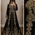 Black Moroccan Kaftan with Antique Gold Embroidery & Embellished Belt