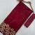 Maroon georgette sequins work embroidered saree
