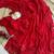 Red georgette sequins work embroidered saree