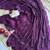 Wine georgette sequins work embroidered saree