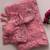 Onion pink georgette sequins work embroidered saree