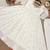 white faux georgette anarkali suit set with sequin work