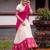 off white cotton poly embroidered designer lehenga-choli