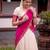 off white cotton poly embroidered designer lehenga-choli