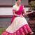 off white cotton poly embroidered designer lehenga-choli