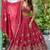 dark pink Silk Blend embroidered designer lehenga-choli