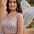 blue Georgette printed designer lehenga-choli