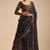 black georgette embroidered traditional lehenga choli