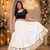 Long Flair Chaniya Skirt for Navratri & Garba  Free Size (upto 42)