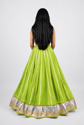 Long Flair Chaniya Skirt for Navratri & Garba  Free Size (upto 42) 2